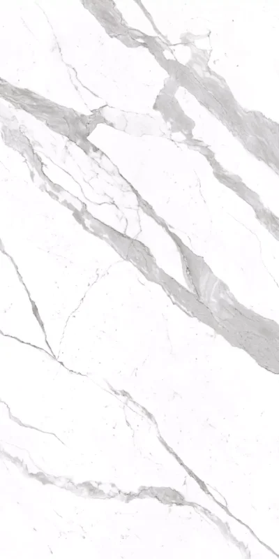I Naturali Bianco Statuario Venato Book Match · Polished · Bianco Statuario Venato Book Match, obrada Polished, detalj teksture i dekora