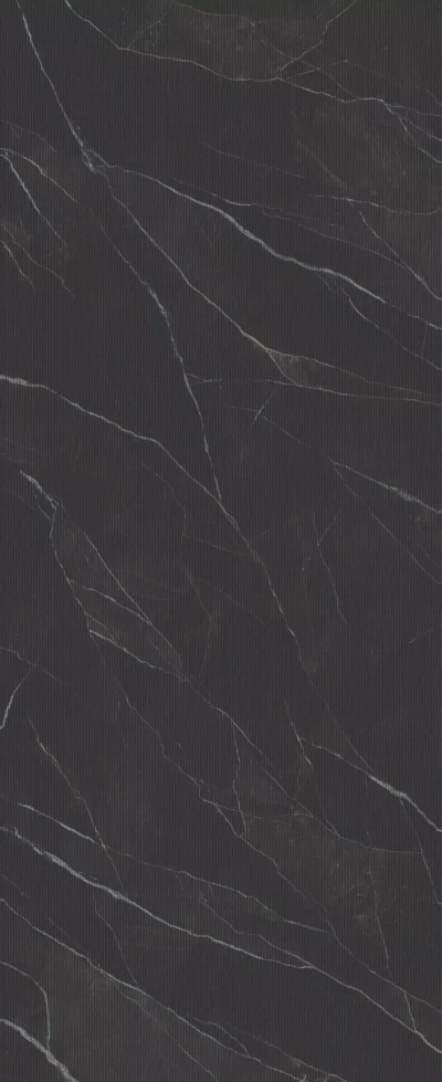 Diamond Calacatta Black · Rain · Calacatta Black, obrada Rain, detalj teksture i dekora
