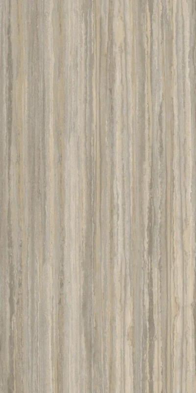 I Naturali Travertino Grigio Venato · Bush Hammered · Travertino Grigio Venato, obrada Bush Hammered, detalj teksture i dekora