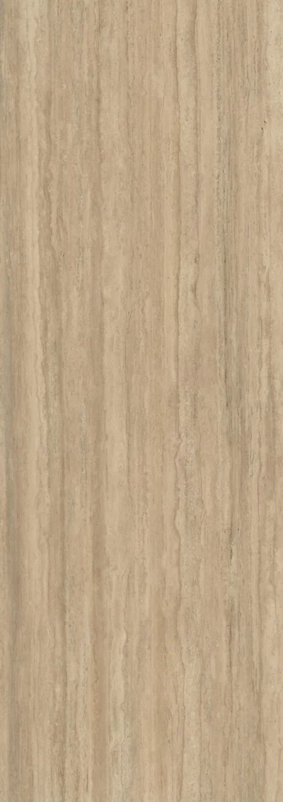 Hado Travertino Noce · Bush Hammered · Travertino Noce, obrada Bush Hammered, detalj teksture i dekora