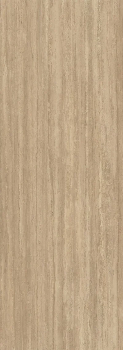 Hado Travertino Noce · Bush Hammered · Travertino Noce, obrada Bush Hammered, detalj teksture i dekora