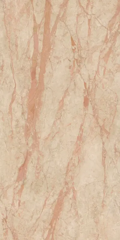 Rare Calacatta Rosa Book Match · DNA · Calacatta Rosa Book Match, obrada DNA, detalj teksture i dekora