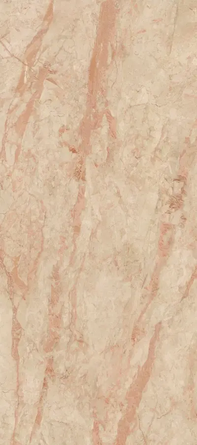 Rare Calacatta Rosa · DNA · Calacatta Rosa, obrada DNA, detalj teksture i dekora